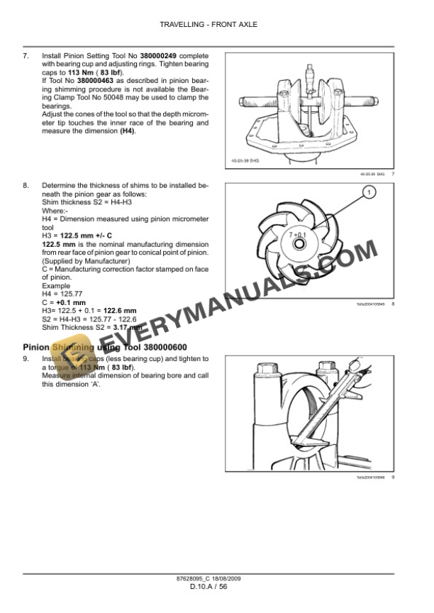 Case Puma 165, 180, 195, 210 Tractor with, without Multicontroller Service Manual 87628095_CNA-5