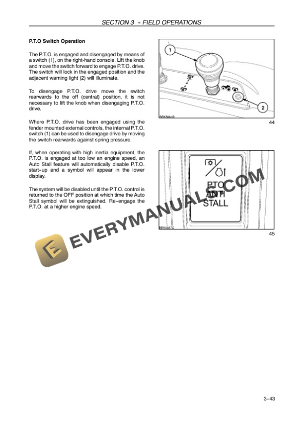 Case Puma?165?CVX,?180?CVX,?195?CVX,?210?CVX, 225?CVX Tractor Operator Manual 84265670-3