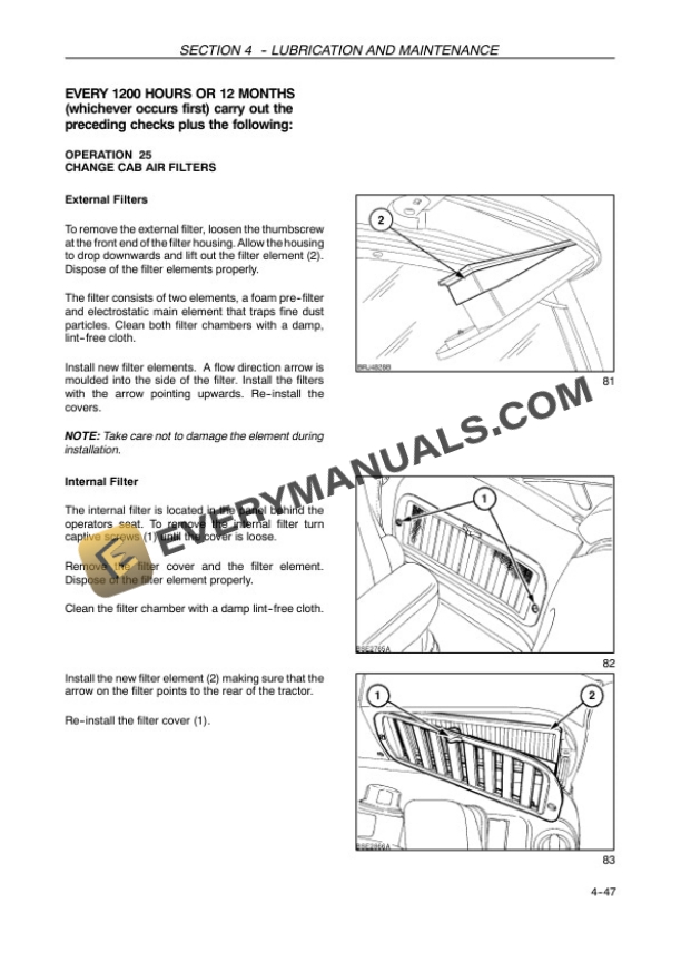 Case Puma 165 CVX, 180 CVX, 195 CVX, 210 CVX, 225 CVX Tractor Operator Manual 87489104-5