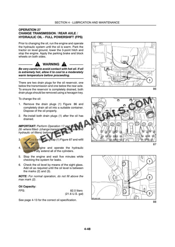 Case Puma 170, 170 CVT, 185, 185 CVT, 200, 200 CVT, 215, 215 CVT, 230 CVT Tractor Operator Manual 84361620-5