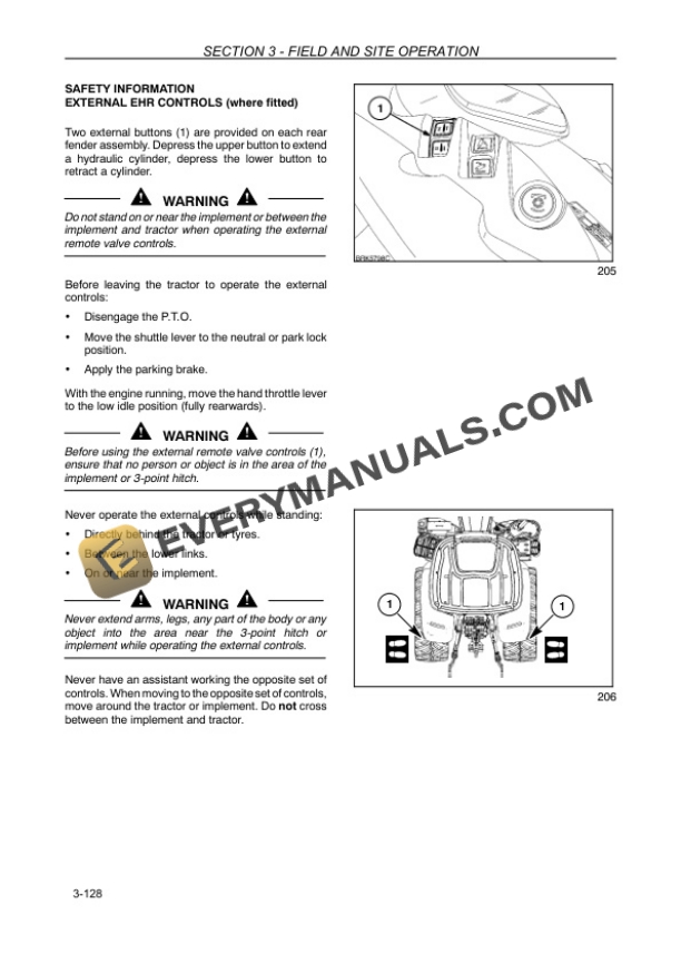 Case Puma 170, 170 CVT, 185, 185 CVT, 200, 200 CVT, 215, 215 CVT, 230 CVT Tractor Operator Manual 84411160-4