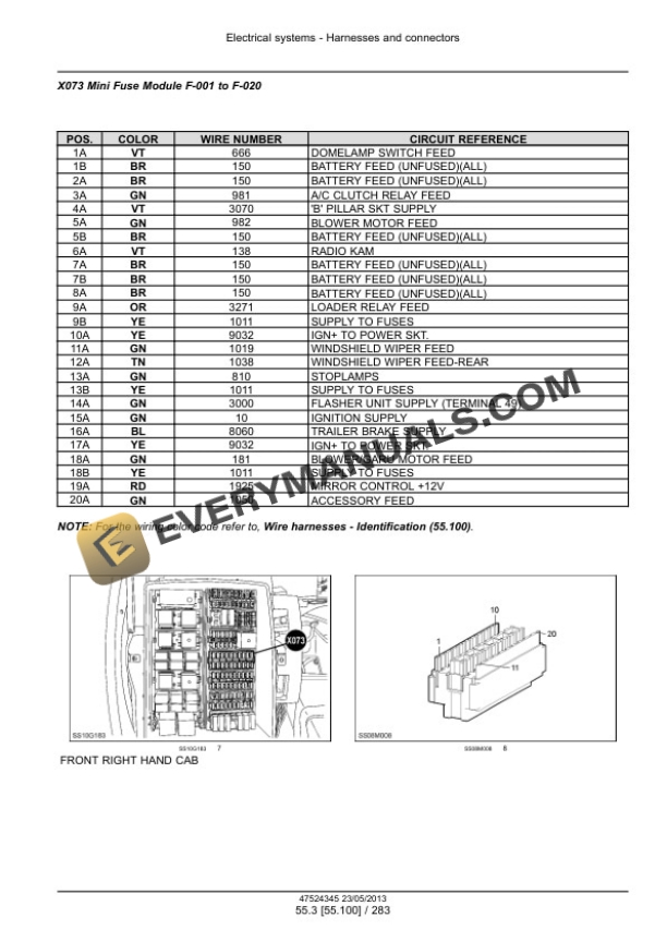 Case Puma 170, 170 CVT, 185, 185 CVT, 200, 200 CVT, 215, 215 CVT, 230 CVT Tractor Service Manual 47567548-2