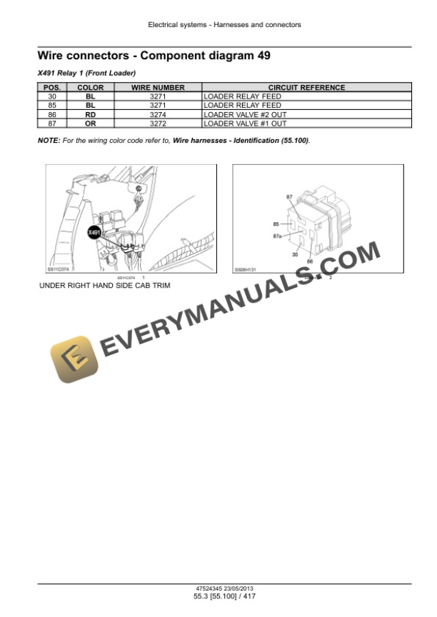 Case Puma 170, 170 CVT, 185, 185 CVT, 200, 200 CVT, 215, 215 CVT, 230 CVT Tractor Service Manual 47567548-5