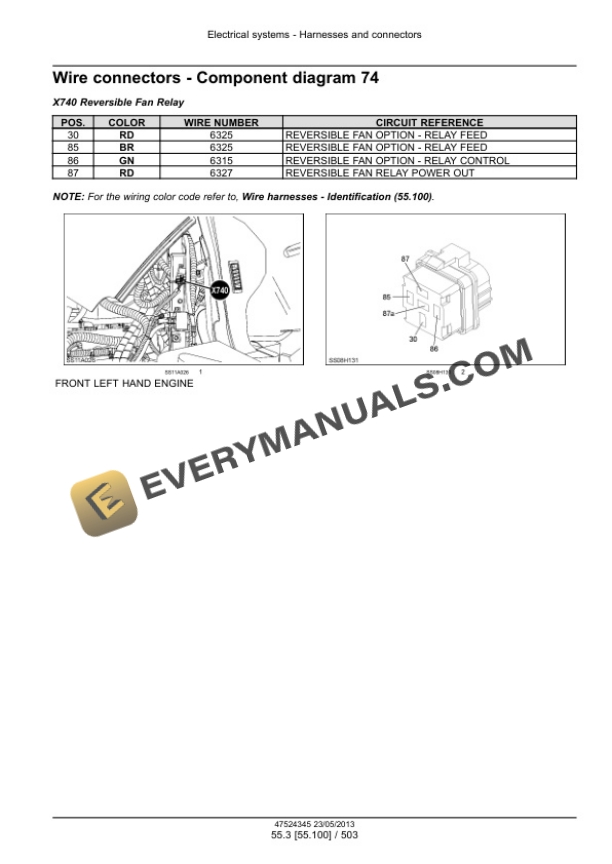 Case Puma 170, 170 CVT, 185, 185 CVT, 200, 200 CVT, 215, 215 CVT, 230 CVT Tractor Service Manual 47567549-2