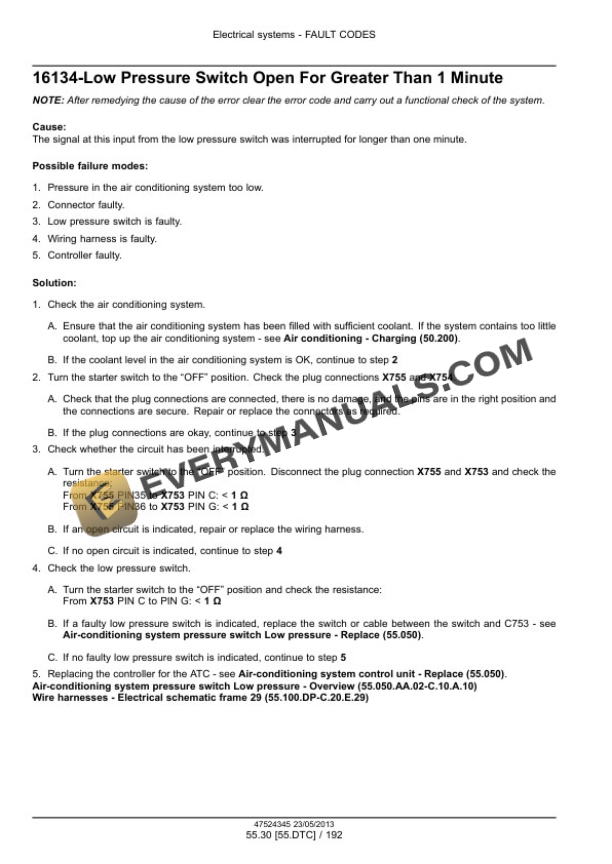 Case Puma 170, 170 CVT, 185, 185 CVT, 200, 200 CVT, 215, 215 CVT, 230 CVT Tractor Service Manual 47567553-4