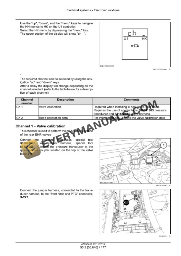 Case Puma 185, 200, 220, 185 CVT, 200 CVT, 220 CVT, 240 CVT Tier 4B (Final) Tractor Service Manual 47985237-5