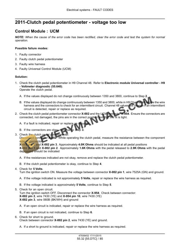 Case Puma 185, 200, 220, 185 CVT, 200 CVT, 220 CVT, 240 CVT Tier 4B (Final) Tractor Service Manual 47985240-2