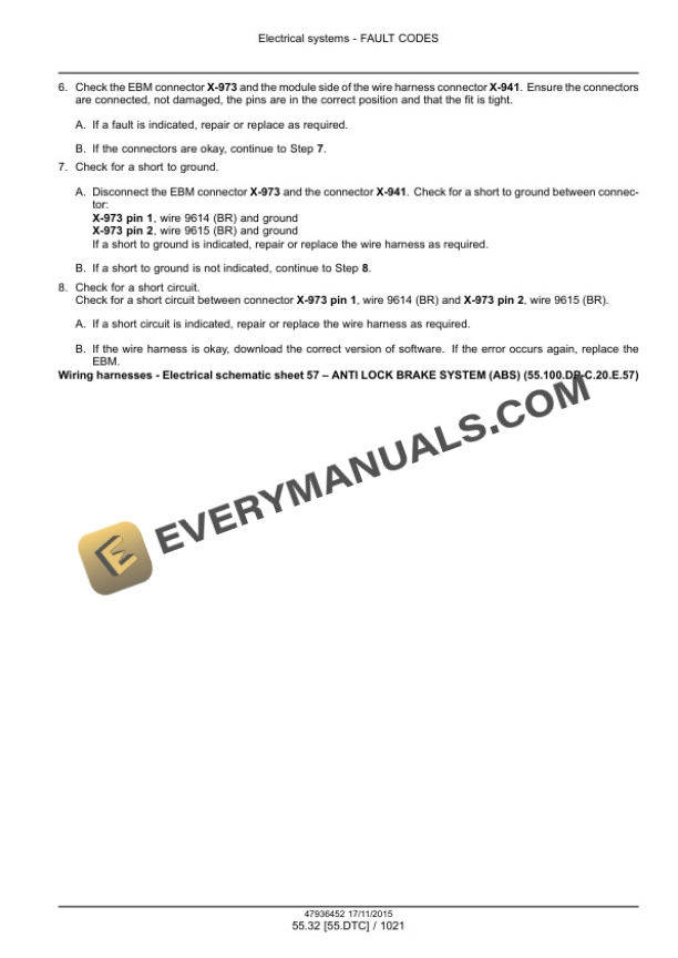 Case Puma 185, 200, 220, 185 CVT, 200 CVT, 220 CVT, 240 CVT Tier 4B (Final) Tractor Service Manual 47985242-3