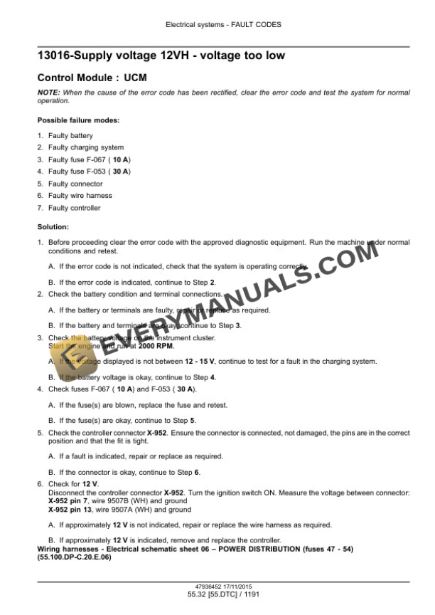 Case Puma 185, 200, 220, 185 CVT, 200 CVT, 220 CVT, 240 CVT Tier 4B (Final) Tractor Service Manual 47985242-5