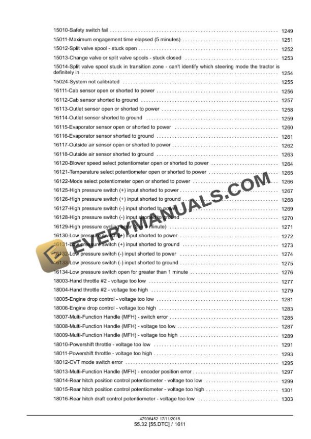 Case Puma 185, 200, 220, 185 CVT, 200 CVT, 220 CVT, 240 CVT Tier 4B (Final) Tractor Service Manual 47985243-5
