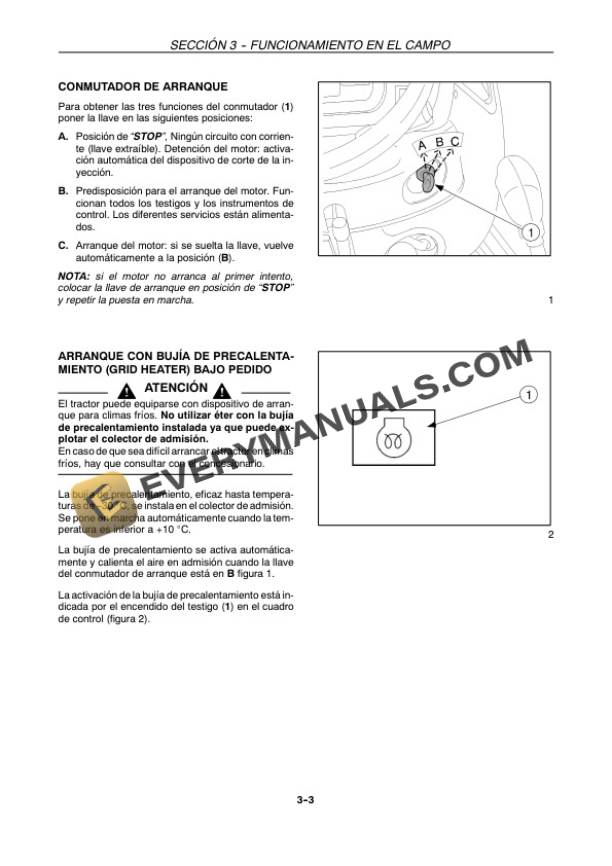 Case Quantum 65C, 75C, 85C, 95C Tractor Operator Manual 47374354-3