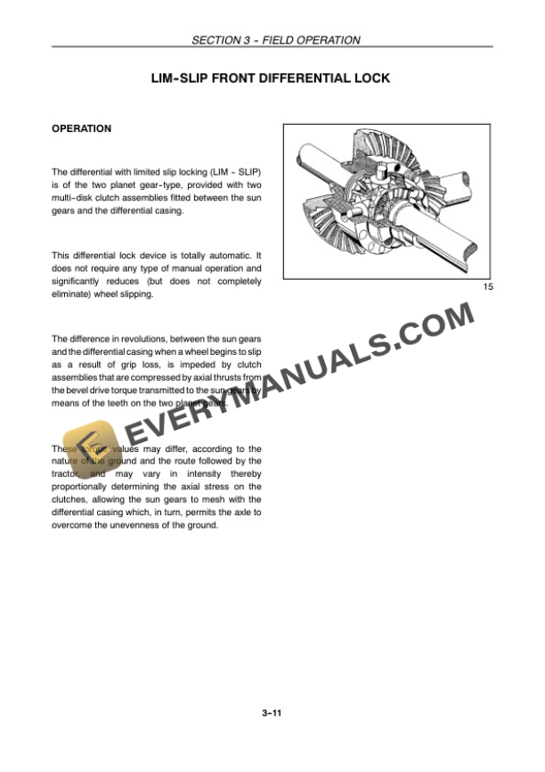 Case Quantum 65C, 75C, 85C, 95C Tractor Operator Manual 84576257-3