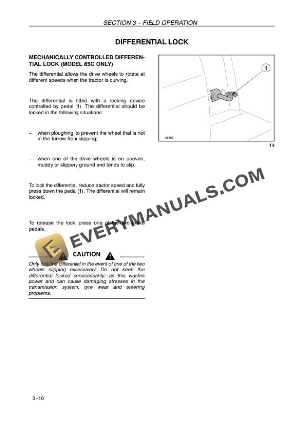 Case Quantum 65C, 75C, 85C, 95C Tractor Operator Manual 87747077-3