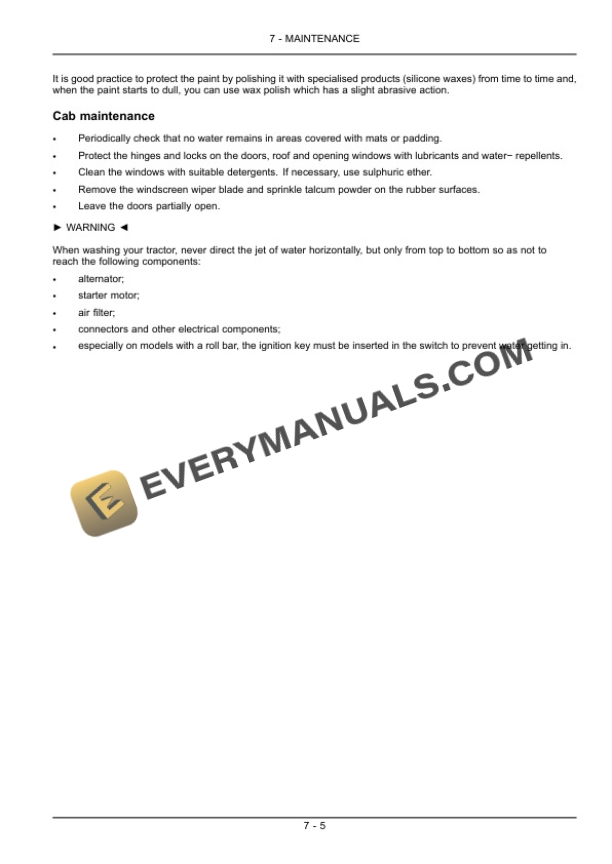 Case Quantum 65F, 75F, 85F, 95F, 105F Tractor Operator Manual 84515953-4