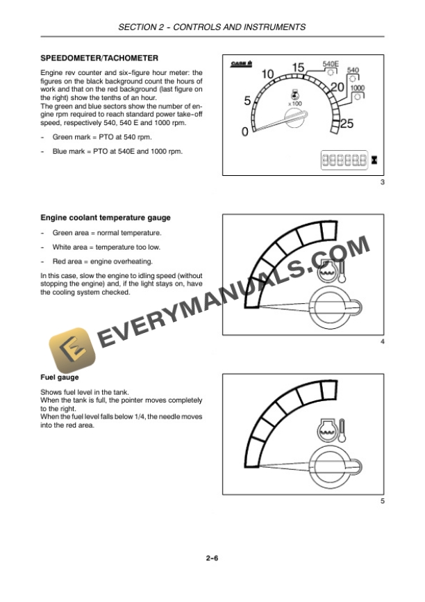 Case Quantum 65V, 75V-N, 85V-N, 95V-N Tractor Operator Manual 47374455-2