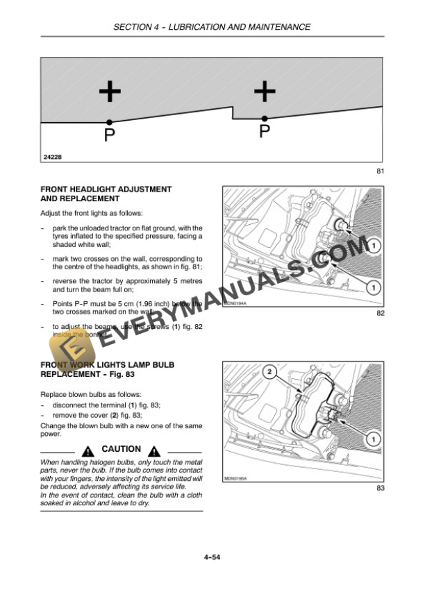 Case Quantum 75F, 85F, 95F Tractor Operator Manual 84737449-5