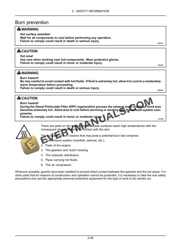 Case Quantum 80F, 90F, 100F, 110F Tractor Operator Manual 47847699-2