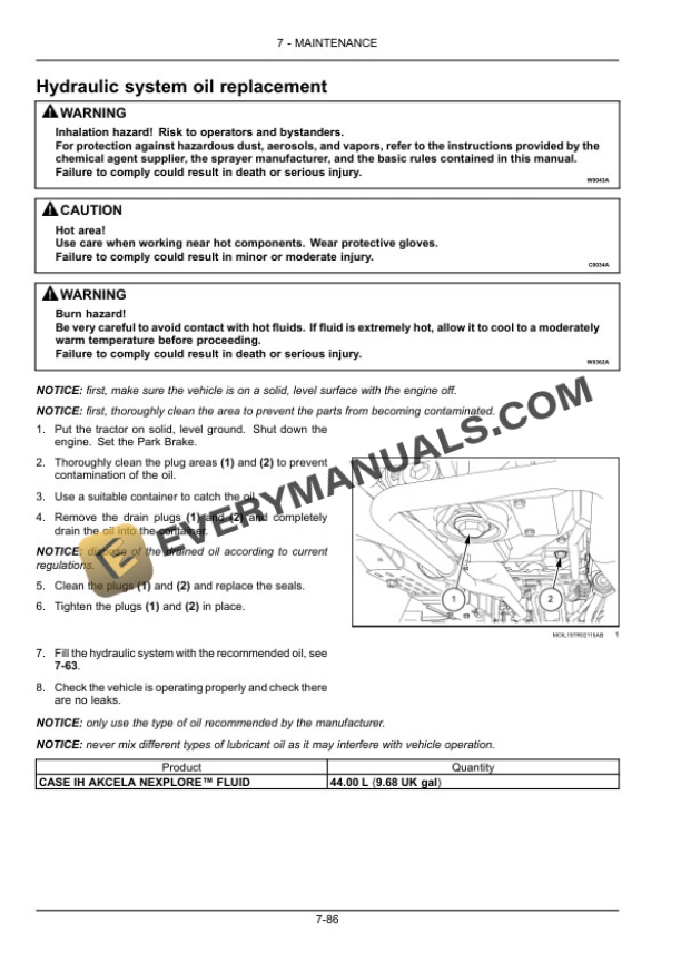 Case Quantum 80F, 90F, 100F, 110F Tractor Operator Manual 48132399 PDF 7 Case Quantum 80F, 90F, 100F, 110F Tractor Operator Manual 48132399 PDF - Image 5