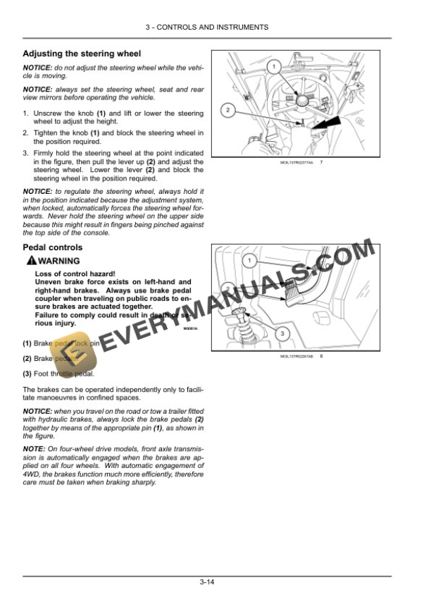 Case Quantum 80N, 90N, 100N, 110N Tractor Operator Manual 47847660-2