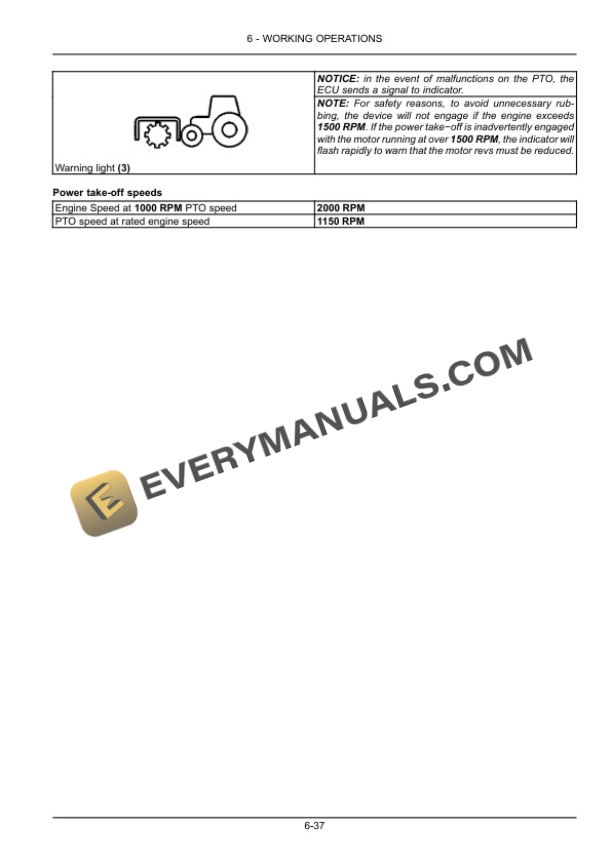 Case Quantum 80N, 90N, 100N, 110N Tractor Operator Manual 47847674-3