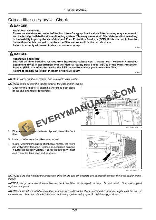 Case Quantum 80N, 90N, 100N, 110N Tractor Operator Manual 47847674-4