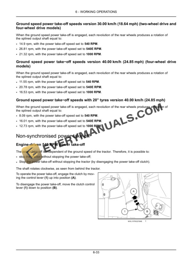Case Quantum 80V, 90V, 100V, 110V Tractor Operator Manual 47847627-3