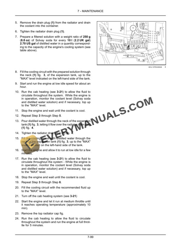 Case Quantum 80V, 90V, 100V, 110V Tractor Operator Manual 47847627-5