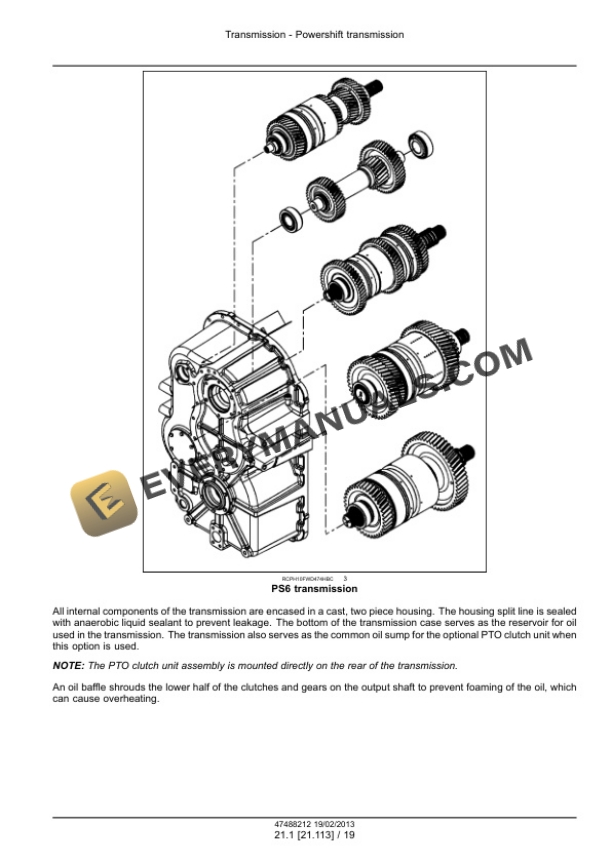 Case Rowtrac 350, 400, 450, 500, Steiger 350, 400, 450, 500, 550, 600, Quadtrac 450, 500, 550, 600 Tier 4 Tractor Service Manual 47512801-4