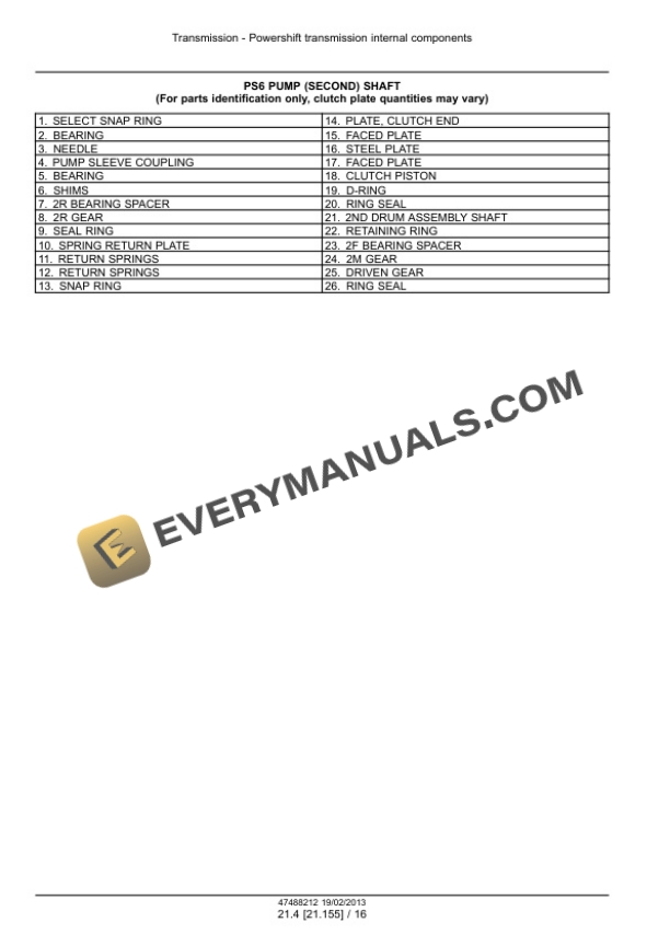 Case Rowtrac 350, 400, 450, 500, Steiger 350, 400, 450, 500, 550, 600, Quadtrac 450, 500, 550, 600 Tier 4 Tractor Service Manual 47512802-2