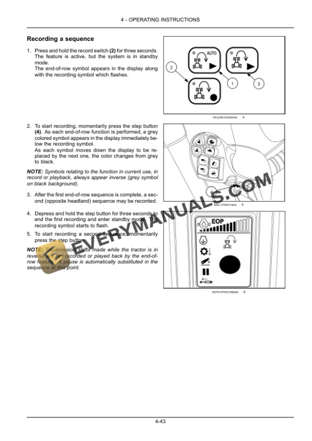 Case Rowtrac 370, 420, 470, 500, Steiger 370, 420, 470, 500, 540, 580, 620, Quadtrac 470, 500, 540, 580, 620 Tier 4B (Final) Tractor Operator Manual 47754784-3