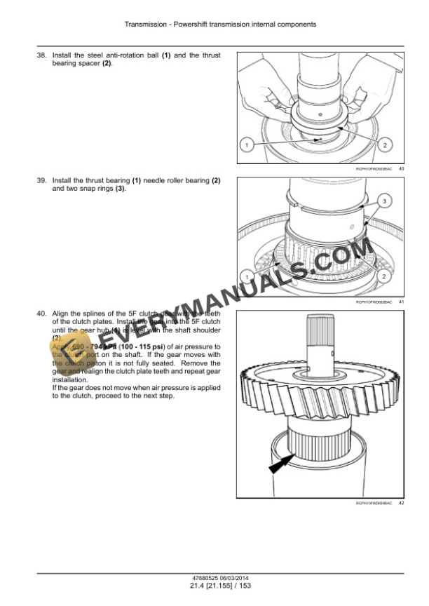 Case Rowtrac 370, 420, 470, 500, Steiger 370, 420, 470, 500, 540, 580, 620, Quadtrac 470, 500, 540, 580, 620 Tier 4B (Final) Tractor Service Manual 47684068-3