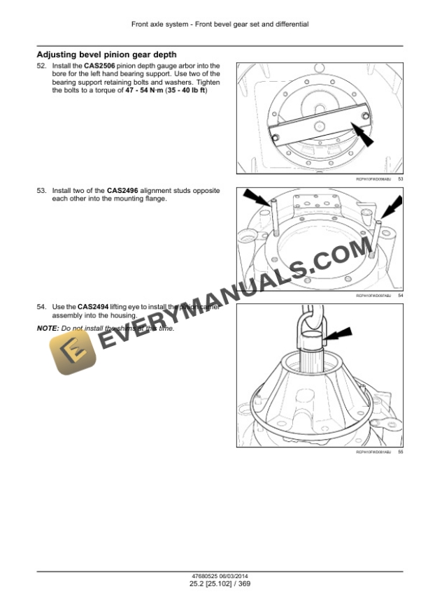 Case Rowtrac 370, 420, 470, 500, Steiger 370, 420, 470, 500, 540, 580, 620, Quadtrac 470, 500, 540, 580, 620 Tier 4B (Final) Tractor Service Manual 47684069-5