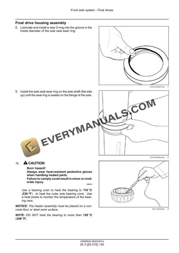 Case Rowtrac 370, 420, 470, 500, Steiger 370, 420, 470, 500, 540, 580, 620, Quadtrac 470, 500, 540, 580, 620 Tier 4B (Final) Tractor Service Manual 47684070-2