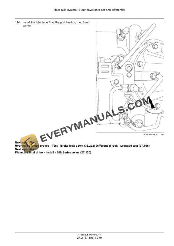 Case Rowtrac 370, 420, 470, 500, Steiger 370, 420, 470, 500, 540, 580, 620, Quadtrac 470, 500, 540, 580, 620 Tier 4B (Final) Tractor Service Manual 47684071-5