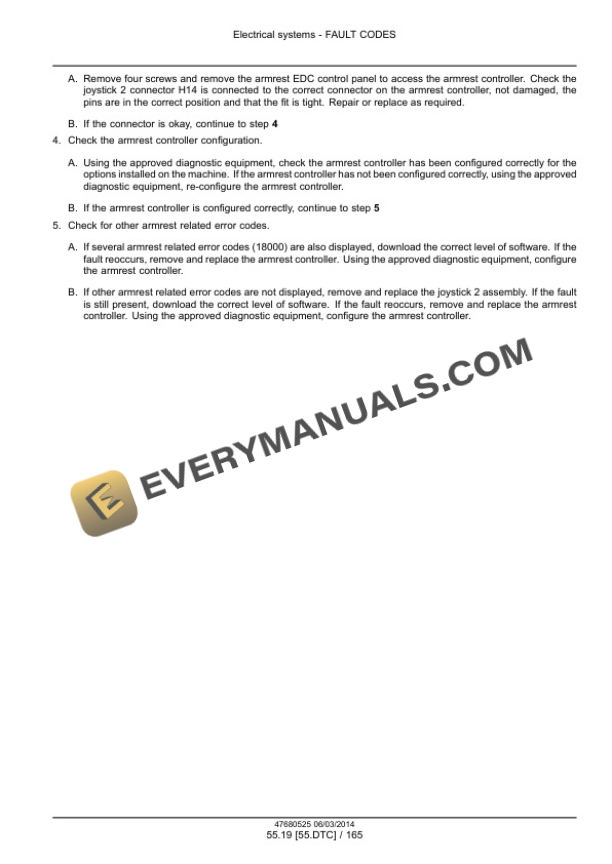 Case Rowtrac 370, 420, 470, 500, Steiger 370, 420, 470, 500, 540, 580, 620, Quadtrac 470, 500, 540, 580, 620 Tier 4B (Final) Tractor Service Manual 47684077-3