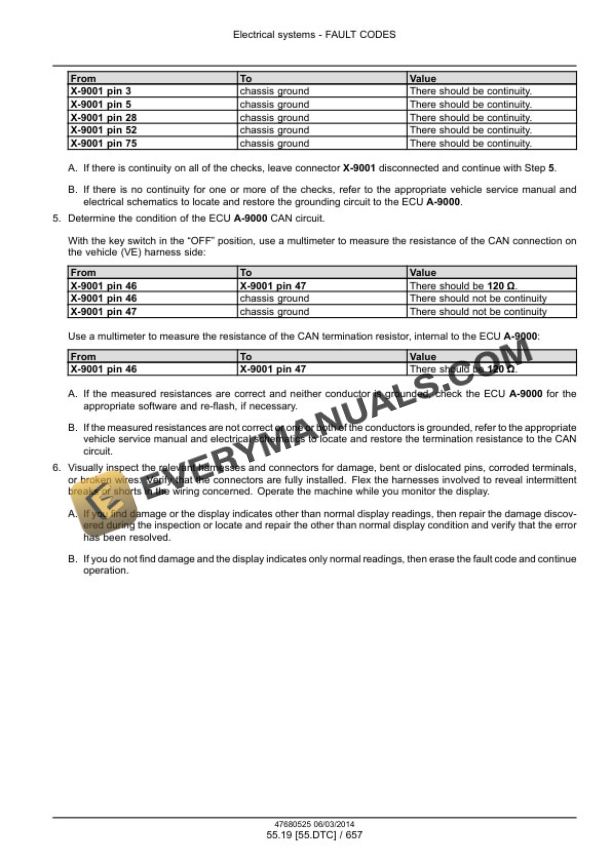 Case Rowtrac 370, 420, 470, 500, Steiger 370, 420, 470, 500, 540, 580, 620, Quadtrac 470, 500, 540, 580, 620 Tier 4B (Final) Tractor Service Manual 47684078-4