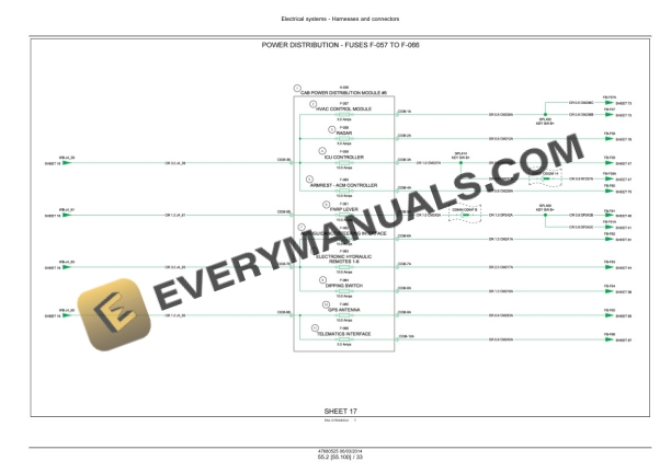 Case Rowtrac 370, 420, 470, 500, Steiger 370, 420, 470, 500, 540, 580, 620, Quadtrac 470, 500, 540, 580, 620 Tier 4B (Final) Tractor Service Manual 47888430-2