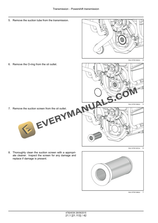 Case Rowtrac 370, 420, 470, 500, Steiger 370, 420, 470, 500, 540, 580, 620, Quadtrac 470, 500, 540, 580, 620 Tier 4B (Final) Tractor Service Manual 47935514-2