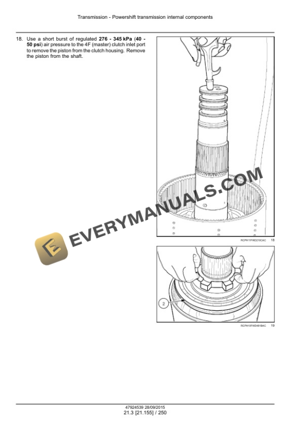 Case Rowtrac 370, 420, 470, 500, Steiger 370, 420, 470, 500, 540, 580, 620, Quadtrac 470, 500, 540, 580, 620 Tier 4B (Final) Tractor Service Manual 47935515-4