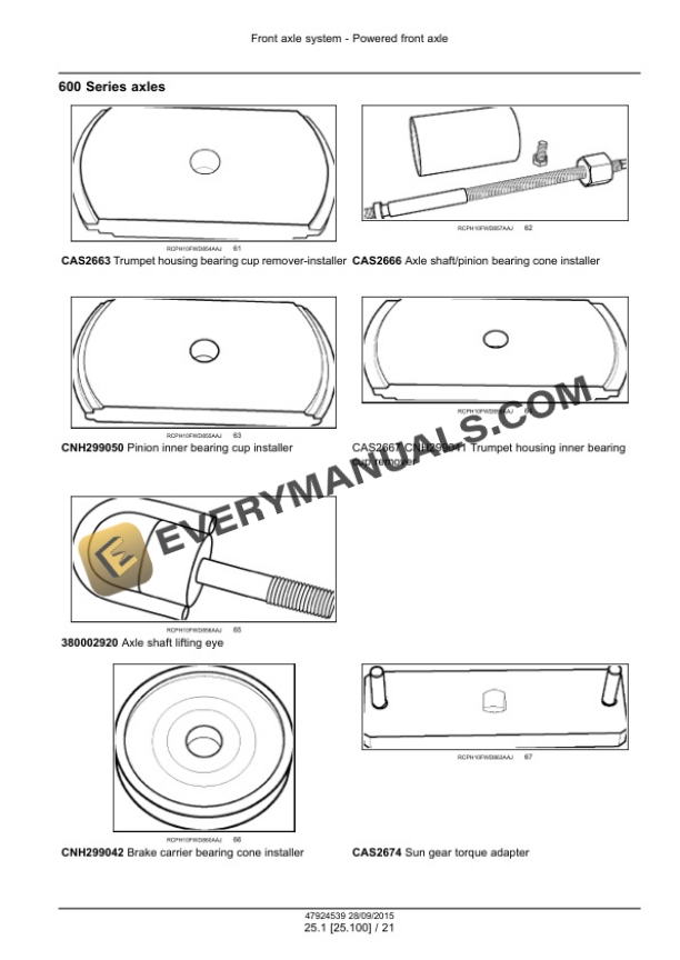 Case Rowtrac 370, 420, 470, 500, Steiger 370, 420, 470, 500, 540, 580, 620, Quadtrac 470, 500, 540, 580, 620 Tier 4B (Final) Tractor Service Manual 47935515-5