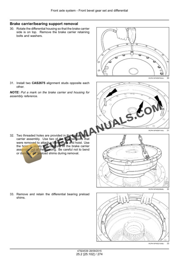 Case Rowtrac 370, 420, 470, 500, Steiger 370, 420, 470, 500, 540, 580, 620, Quadtrac 470, 500, 540, 580, 620 Tier 4B (Final) Tractor Service Manual 47935516-4
