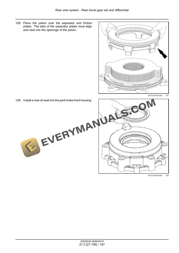 Case Rowtrac 370, 420, 470, 500, Steiger 370, 420, 470, 500, 540, 580, 620, Quadtrac 470, 500, 540, 580, 620 Tier 4B (Final) Tractor Service Manual 47935518-3