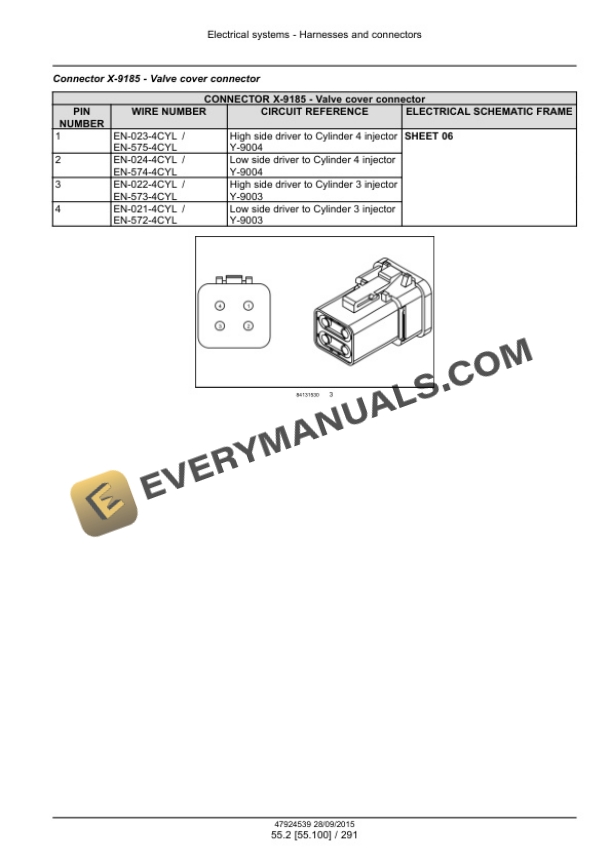 Case Rowtrac 370, 420, 470, 500, Steiger 370, 420, 470, 500, 540, 580, 620, Quadtrac 470, 500, 540, 580, 620 Tier 4B (Final) Tractor Service Manual 47935524-2