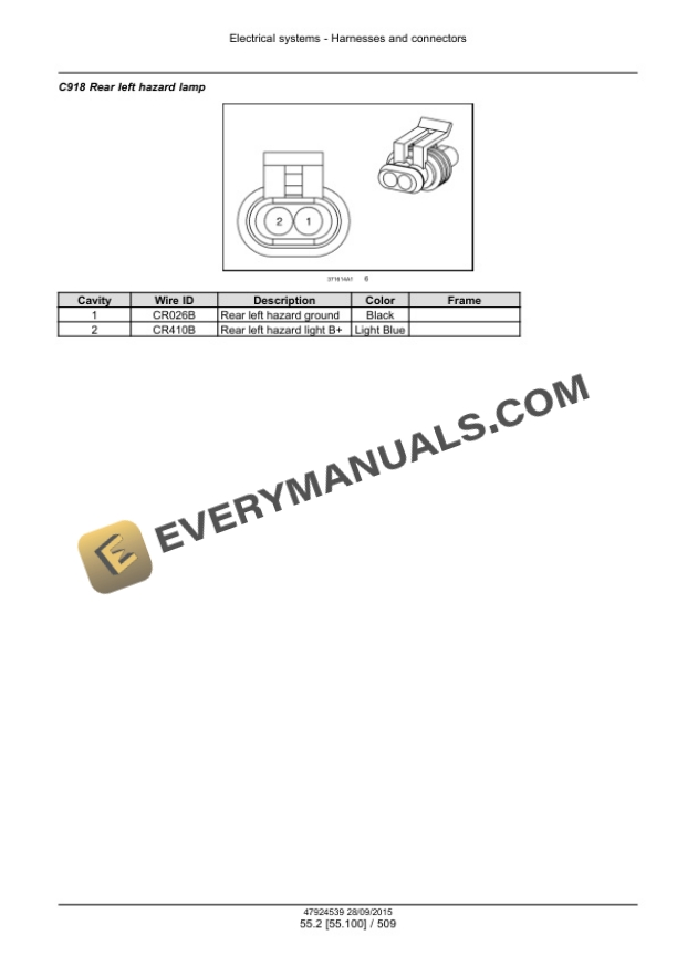 Case Rowtrac 370, 420, 470, 500, Steiger 370, 420, 470, 500, 540, 580, 620, Quadtrac 470, 500, 540, 580, 620 Tier 4B (Final) Tractor Service Manual 47935524-5