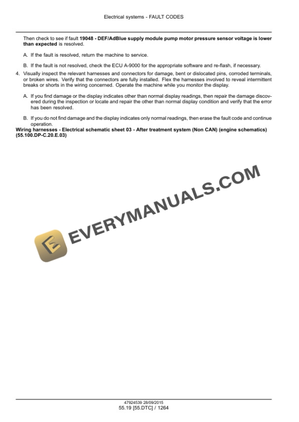 Case Rowtrac 370, 420, 470, 500, Steiger 370, 420, 470, 500, 540, 580, 620, Quadtrac 470, 500, 540, 580, 620 Tier 4B (Final) Tractor Service Manual 47935529-3