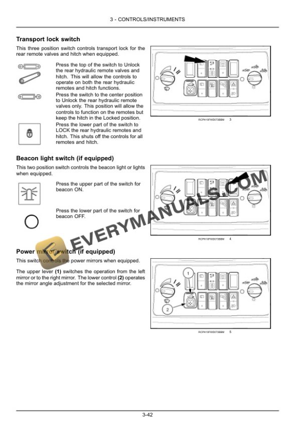 Case Rowtrac 400, 450, 500, Steiger 400, 450, 500, 550, 600, Quadtrac 450, 500, 550, 600 Tier 2 Tractor Operator Manual 47421828-2