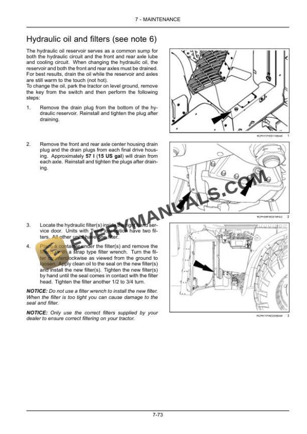 Case Rowtrac 400, 450, 500, Steiger 400, 450, 500, 550, 600, Quadtrac 450, 500, 550, 600 Tier 2 Tractor Operator Manual 47421828-5