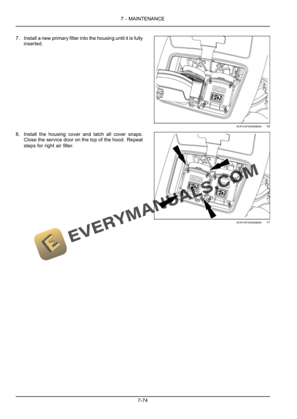 Case Rowtrac 400, 450, 500, Steiger 400, 450, 500, 550, 600, Quadtrac 450, 500, 550, 600 Tier 2 Tractor Operator Manual 47982399-5