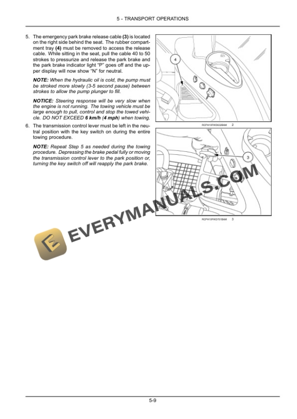 Case Rowtrac 400, 450, 500, Steiger 400, 450, 500, 550, 600, Quadtrac 450, 500, 550, 600 Tier 2 Tractor Operator Manual 48073937-3