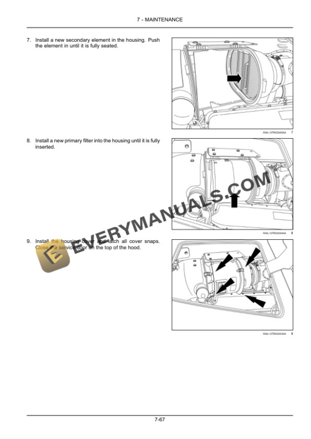 Case Rowtrac 400, 450, 500, Steiger 400, 450, 500, 550, 600, Quadtrac 450, 500, 550, 600 Tier 2 Tractor Operator Manual 84562210-5